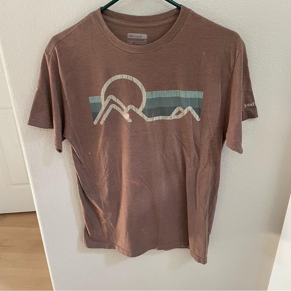 Marmot T-Shirt Brown size Medium